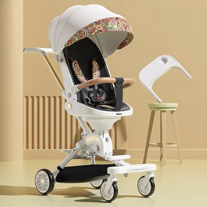 Can Sit And Lie Flat Two-way Folding Lightweight Shock-absorbing High-view Stroller $344.44 Dana Fashion Color: K03 black Baby & Mother Product information: Product Category: Four Wheel Cart Function: can lie flat Material: aluminum alloy Applicable age: