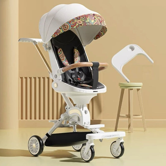Can Sit And Lie Flat Two-way Folding Lightweight Shock-absorbing High-view Stroller $344.44 Dana Fashion Color: K03 black Baby & Mother Product information: Product Category: Four Wheel Cart Function: can lie flat Material: aluminum alloy Applicable age: