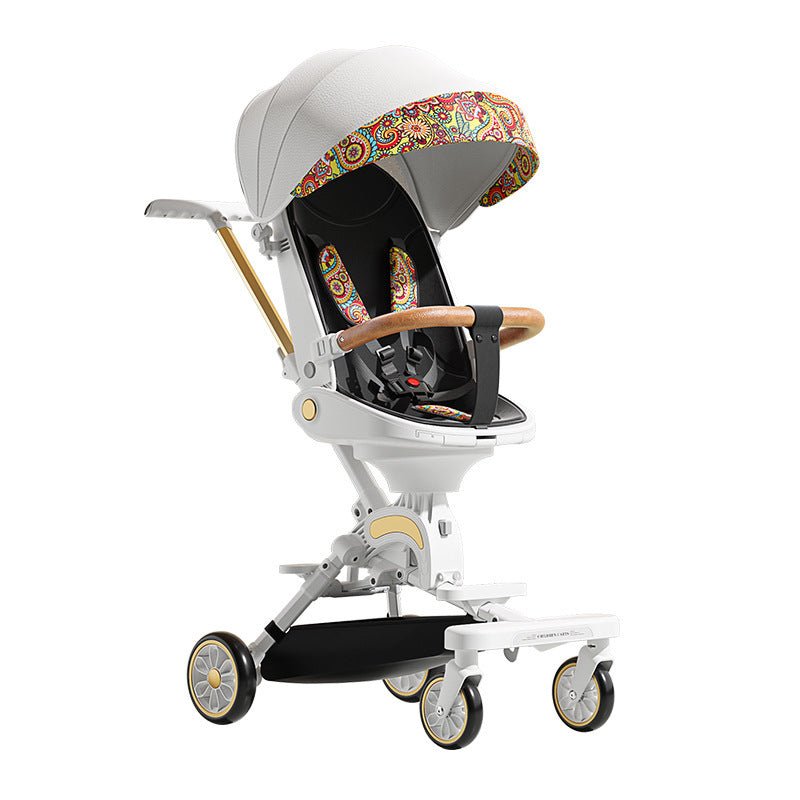 Can Sit And Lie Flat Two-way Folding Lightweight Shock-absorbing High-view Stroller $344.44 Dana Fashion Color: K03 black Baby & Mother Product information: Product Category: Four Wheel Cart Function: can lie flat Material: aluminum alloy Applicable age: