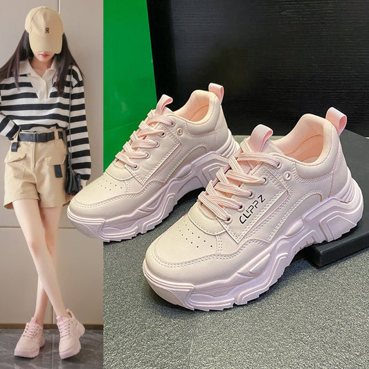 Candy-colored Sports Casual Versatile Trendy Shoes $36.38 Dana Fashion Color: Beige Size: 35 Women's shoes ข้อมูลผลิตภัณฑ์: วัสดุซับใน: หนัง สี: ชมพู เบจ ดำ ขาว ความสูงส่วนบน: ส่วนบนต่ำ ความสูงส้น: ส้นเตี้ย (1-3 ซม.) รูปร่างส้น: ส้นแบน ขนาด: 35, 36, 37, 3