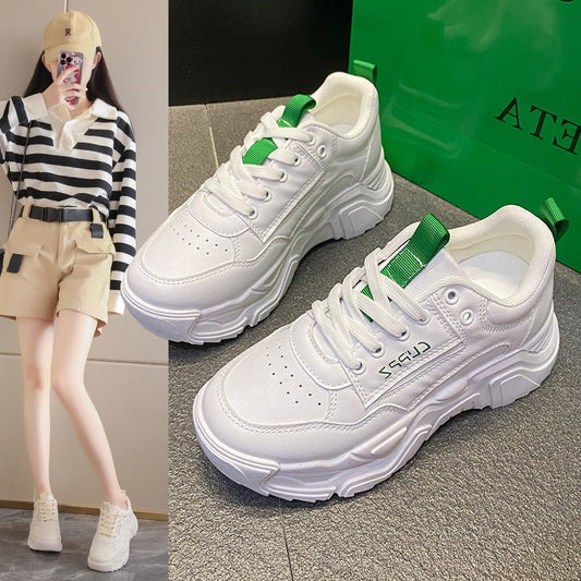 Candy-colored Sports Casual Versatile Trendy Shoes $36.38 Dana Fashion Color: Beige Size: 35 Women's shoes ข้อมูลผลิตภัณฑ์: วัสดุซับใน: หนัง สี: ชมพู เบจ ดำ ขาว ความสูงส่วนบน: ส่วนบนต่ำ ความสูงส้น: ส้นเตี้ย (1-3 ซม.) รูปร่างส้น: ส้นแบน ขนาด: 35, 36, 37, 3