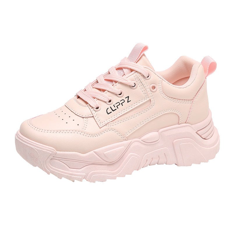 Candy-colored Sports Casual Versatile Trendy Shoes $36.38 Dana Fashion Color: Pink Size: 35 Women's shoes ข้อมูลผลิตภัณฑ์: วัสดุซับใน: หนัง สี: ชมพู เบจ ดำ ขาว ความสูงส่วนบน: ส่วนบนต่ำ ความสูงส้น: ส้นเตี้ย (1-3 ซม.) รูปร่างส้น: ส้นแบน ขนาด: 35, 36, 37, 38