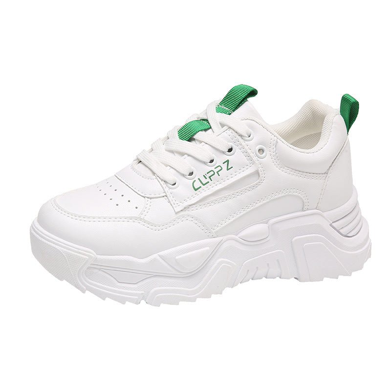 Candy-colored Sports Casual Versatile Trendy Shoes $36.38 Dana Fashion Color: White Size: 35 Women's shoes ข้อมูลผลิตภัณฑ์: วัสดุซับใน: หนัง สี: ชมพู เบจ ดำ ขาว ความสูงส่วนบน: ส่วนบนต่ำ ความสูงส้น: ส้นเตี้ย (1-3 ซม.) รูปร่างส้น: ส้นแบน ขนาด: 35, 36, 37, 3