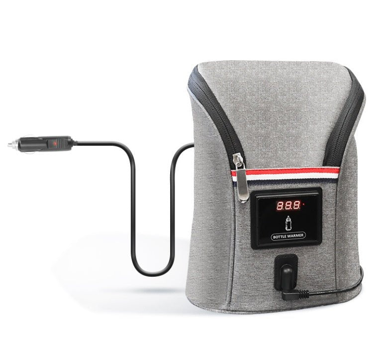 Car USB Baby Bottle Warmer Portable Travel Breast Milk Warmer $47.03 Dana Fashion Color: Grey Baby & Mother Overview : The product supports car charging heating and is equipped with car charger. With a large capacity, it can hold types of bottles and heat