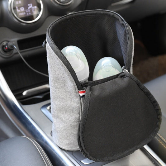 Car USB Baby Bottle Warmer Portable Travel Breast Milk Warmer $47.03 Dana Fashion Color: Grey Baby & Mother Overview : The product supports car charging heating and is equipped with car charger. With a large capacity, it can hold types of bottles and heat