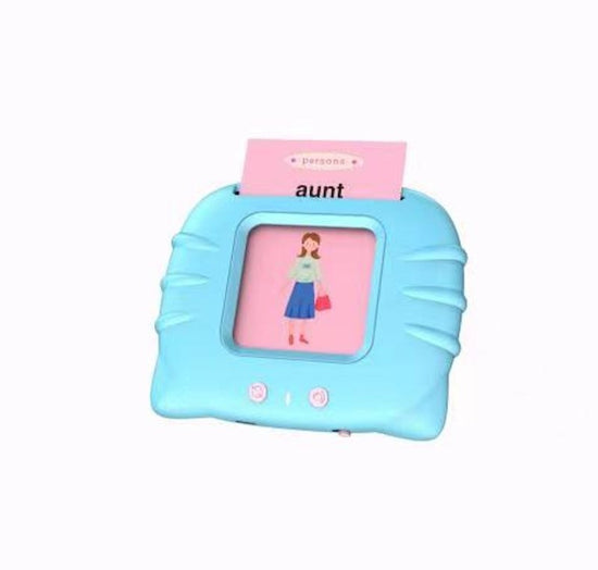 Card Early Education Children's Enlightenment English Learning Machine $40.80 Dana Fashion Color: Blue style: With 112cards Toys & Hobbies Produce information Category: Early Education/Preschool Education Story Machine Function: rechargeable, music/voice,