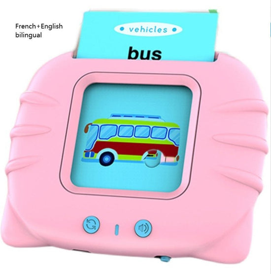 Card Early Education Children's Enlightenment English Learning Machine $33.56 Dana Fashion Color: Pink bilingual version FE style: With 112cards Toys & Hobbies Produce information Category: Early Education/Preschool Education Story Machine Function: recha