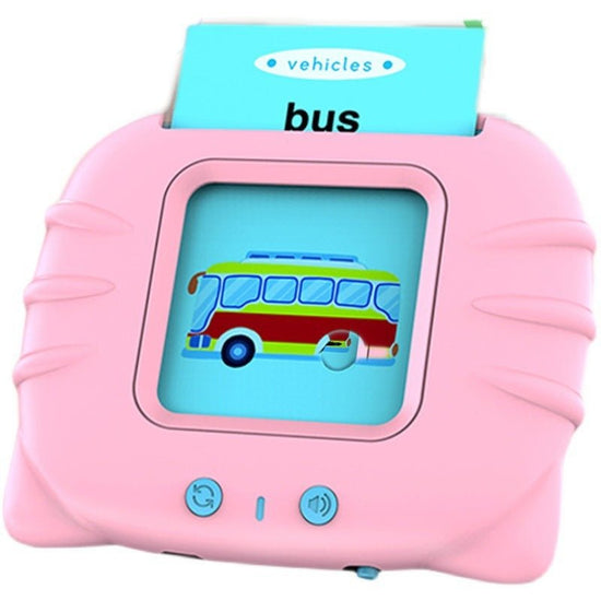 Card Early Education Children's Enlightenment English Learning Machine $41.29 Dana Fashion Color: Pink style: With 112cards Toys & Hobbies Produce information Category: Early Education/Preschool Education Story Machine Function: rechargeable, music/voice,