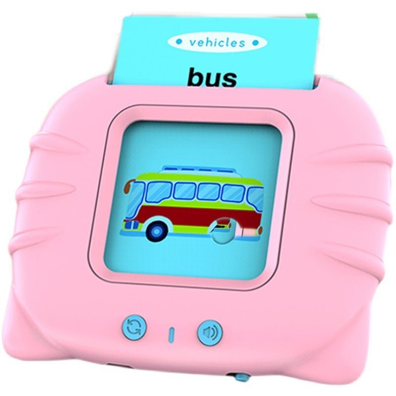 Card Early Education Children's Enlightenment English Learning Machine $41.29 Dana Fashion Color: Pink style: With 112cards Toys & Hobbies Produce information Category: Early Education/Preschool Education Story Machine Function: rechargeable, music/voice,