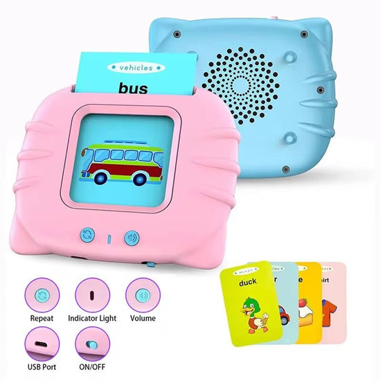 Card Early Education Children's Enlightenment English Learning Machine $27.66 Dana Fashion Color: Blue Bear English German style: With 255cards Toys & Hobbies Produce information Category: Early Education/Preschool Education Story Machine Function: rechar