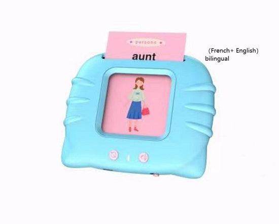 Card Early Education Children's Enlightenment English Learning Machine $33.57 Dana Fashion Color: Blue bilingual version FE style: With 112cards Toys & Hobbies Produce information Category: Early Education/Preschool Education Story Machine Function: recha