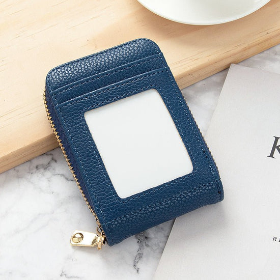 Card Holder Women's Anti-degaussing Mini And Simple Multi-function $12.75 Dana Fashion Color: Sapphire Blue Women's Bags Product information: Color: Black, Oak red, dark gray, brown, dark green, royal blue, purplish red Applicable Gender: Female Function: