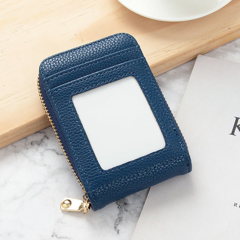 Card Holder Women's Anti-degaussing Mini And Simple Multi-function $12.75 Dana Fashion Color: Sapphire Blue Women's Bags Product information: Color: Black, Oak red, dark gray, brown, dark green, royal blue, purplish red Applicable Gender: Female Function: