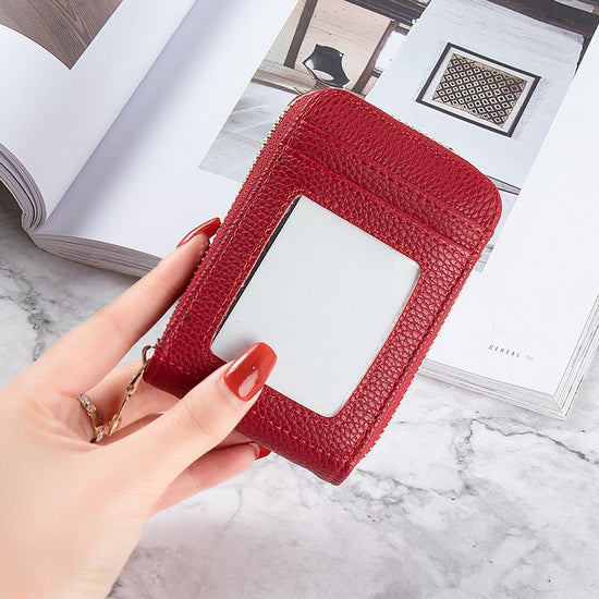 Card Holder Women's Anti-degaussing Mini And Simple Multi-function $12.75 Dana Fashion Color: Black Women's Bags Product information: Color: Black, Oak red, dark gray, brown, dark green, royal blue, purplish red Applicable Gender: Female Function: anti-th