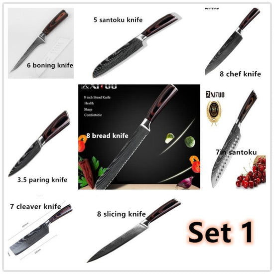Carpenter's Special Set 6-piece Set 8-piece Set Knife Chef Knife Kitchen Knife Cooking $181.64 Dana Fashion style: Set 1 Dana's Kitchen Overview: Product category ： kitchen knife texture of material ： stainless steel Specifications ： Kraft box packaging,