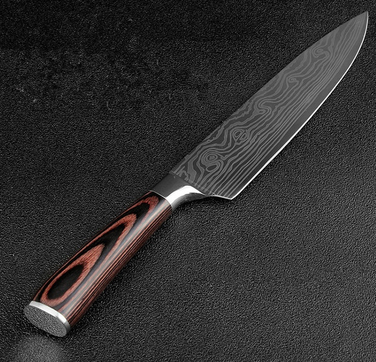 Carpenter's Special Set 6-piece Set 8-piece Set Knife Chef Knife Kitchen Knife Cooking $90.57 Dana Fashion style: 4PC 8 inch Dana's Kitchen Overview: Product category ： kitchen knife texture of material ： stainless steel Specifications ： Kraft box packagi