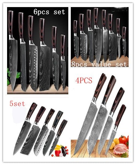 Carpenter's Special Set 6-piece Set 8-piece Set Knife Chef Knife Kitchen Knife Cooking $424.18 Dana Fashion style: 23pcs set Dana's Kitchen Overview: Product category ： kitchen knife texture of material ： stainless steel Specifications ： Kraft box packagi