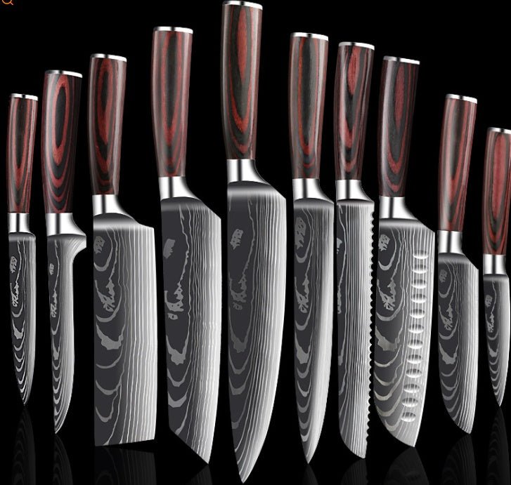 Carpenter's Special Set 6-piece Set 8-piece Set Knife Chef Knife Kitchen Knife Cooking $185.07 Dana Fashion style: Ten piece set Dana's Kitchen Overview: Product category ： kitchen knife texture of material ： stainless steel Specifications ： Kraft box pac