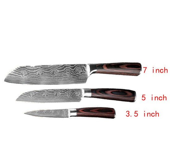 Carpenter's Special Set 6-piece Set 8-piece Set Knife Chef Knife Kitchen Knife Cooking $71.38 Dana Fashion style: 3.5+5+7inch Dana's Kitchen Overview: Product category ： kitchen knife texture of material ： stainless steel Specifications ： Kraft box packag