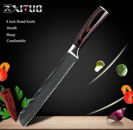 Carpenter's Special Set 6-piece Set 8-piece Set Knife Chef Knife Kitchen Knife Cooking $34.84 Dana Fashion style: 8 bread knife Dana's Kitchen Overview: Product category ： kitchen knife texture of material ： stainless steel Specifications ： Kraft box pack