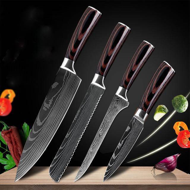 Carpenter's Special Set 6-piece Set 8-piece Set Knife Chef Knife Kitchen Knife Cooking $100.97 Dana Fashion style: 8chef+8bread+6bon+3.5pair Dana's Kitchen Overview: Product category ： kitchen knife texture of material ： stainless steel Specifications ： K