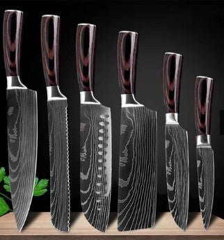 Carpenter's Special Set 6-piece Set 8-piece Set Knife Chef Knife Kitchen Knife Cooking $145.74 Dana Fashion style: 6pcs set Dana's Kitchen Overview: Product category ： kitchen knife texture of material ： stainless steel Specifications ： Kraft box packagin