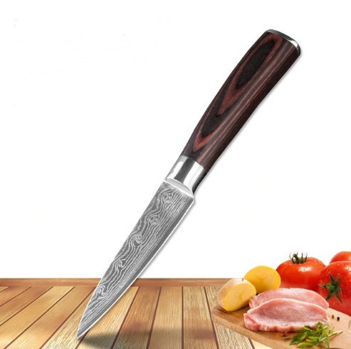 Carpenter's Special Set 6-piece Set 8-piece Set Knife Chef Knife Kitchen Knife Cooking $31.16 Dana Fashion style: 3.5 inch Dana's Kitchen Overview: Product category ： kitchen knife texture of material ： stainless steel Specifications ： Kraft box packaging
