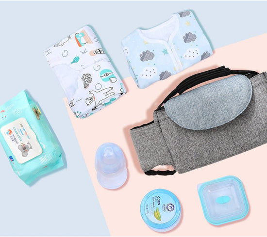 Cart storage bag $105.66 Dana Fashion Color: Black Baby & Mother Material: 300 cation +210D polyester Size: 21X12X12cm Weight: 150 grams Color: blue, black, gray, red