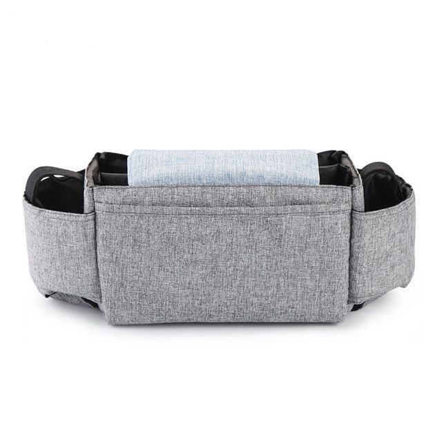 Cart storage bag $105.66 Dana Fashion Color: Black Baby & Mother Material: 300 cation +210D polyester Size: 21X12X12cm Weight: 150 grams Color: blue, black, gray, red