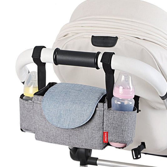 Cart storage bag $105.66 Dana Fashion Color: Black Baby & Mother Material: 300 cation +210D polyester Size: 21X12X12cm Weight: 150 grams Color: blue, black, gray, red