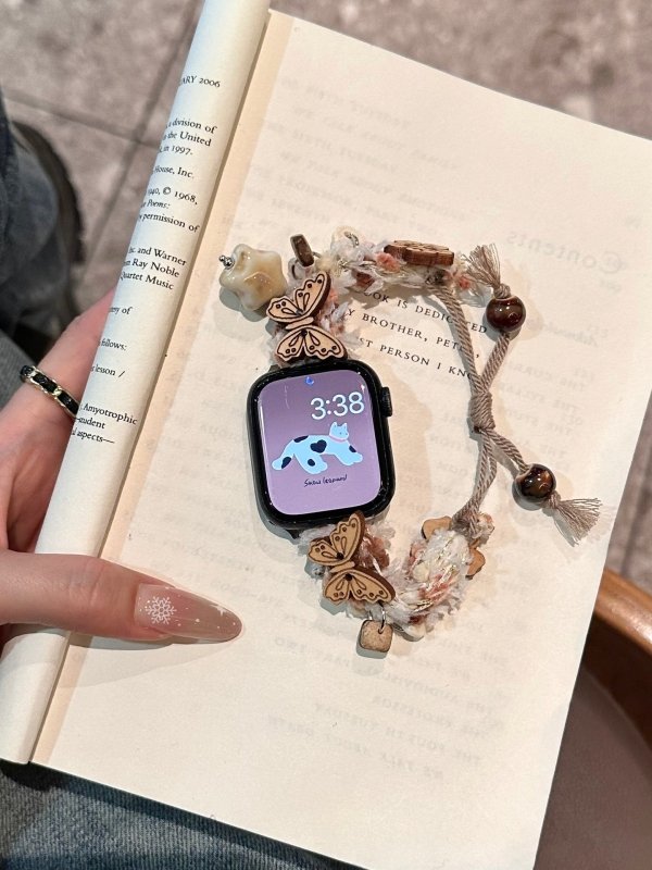 Cartoon Decorative Stretch Carrying Strap Strap Suitable $29.90 Dana Fashion Color: Bear Specifications: 38mm40mm41mm Women's Accessories Product information: Color: Puppy, bear, butterfly Applicable model: iPhone Product Size: 38/40/41/42/44/45/49mm Pack