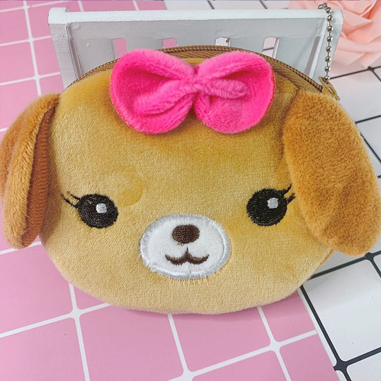 Cartoon Female Cute Student Portable Mini Plush Earphone Key Coin Purse $10.62 Dana Fashion Color: Butterfly Dog Women's Bags Product information: Pattern: cartoon animation Applicable gender: neutral/both men and women Applicable scenario: Daily configur