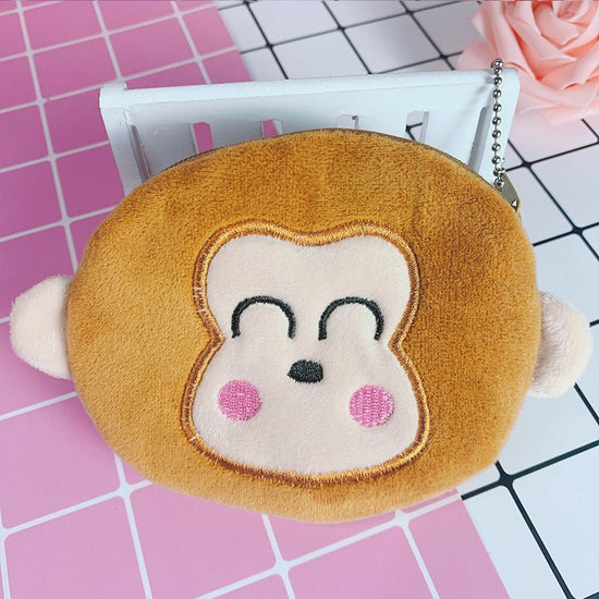Cartoon Female Cute Student Portable Mini Plush Earphone Key Coin Purse $10.62 Dana Fashion Color: Little Face Monkey Women's Bags Product information: Pattern: cartoon animation Applicable gender: neutral/both men and women Applicable scenario: Daily con