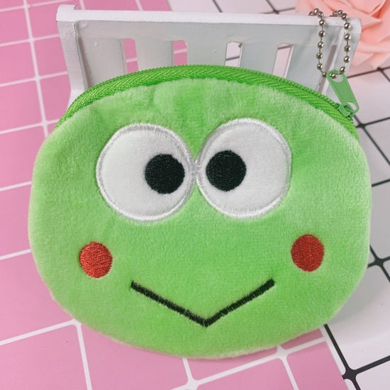 Cartoon Female Cute Student Portable Mini Plush Earphone Key Coin Purse $10.62 Dana Fashion Color: Frog Women's Bags Product information: Pattern: cartoon animation Applicable gender: neutral/both men and women Applicable scenario: Daily configuration Col