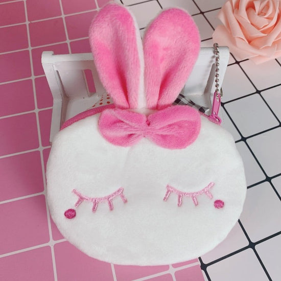 Cartoon Female Cute Student Portable Mini Plush Earphone Key Coin Purse $10.62 Dana Fashion Color: White Bow Rabbit Women's Bags Product information: Pattern: cartoon animation Applicable gender: neutral/both men and women Applicable scenario: Daily confi