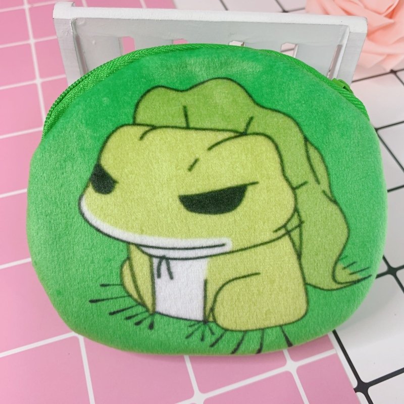 Cartoon Female Cute Student Portable Mini Plush Earphone Key Coin Purse $10.62 Dana Fashion Color: Travel Frog Waves Roll Women's Bags Product information: Pattern: cartoon animation Applicable gender: neutral/both men and women Applicable scenario: Daily