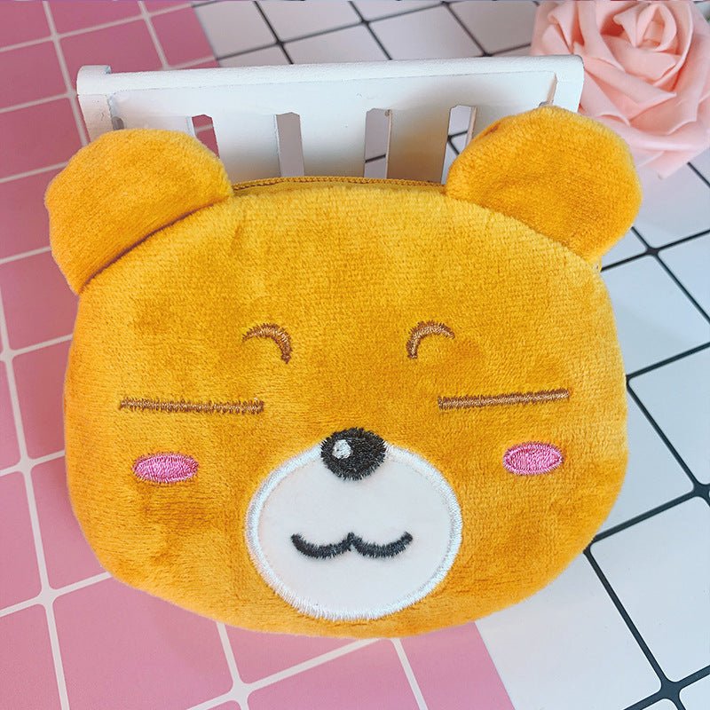 Cartoon Female Cute Student Portable Mini Plush Earphone Key Coin Purse $10.62 Dana Fashion Color: Mi Xiong Women's Bags Product information: Pattern: cartoon animation Applicable gender: neutral/both men and women Applicable scenario: Daily configuration