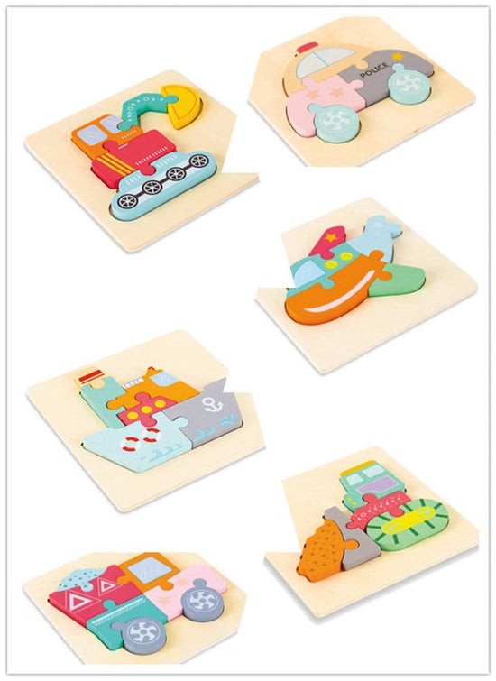 Cartoon three dimensional animal puzzle $30.52 Dana Fashion Style: Transport Set Toys & Hobbies Material : wooden Size: 15 * 15cm Transport Set includes: Q, W, O, A, S, G Animal Set includes: E, T, Y, I, H, P