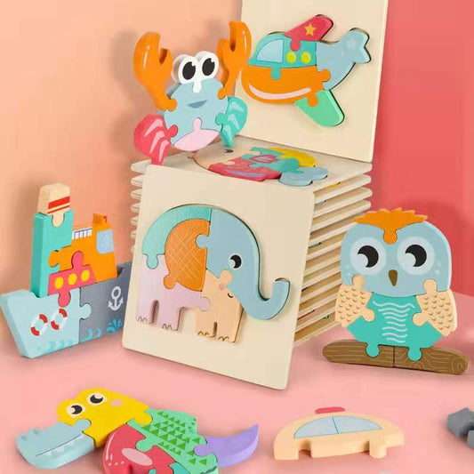 Cartoon three dimensional animal puzzle $9.55 Dana Fashion Style: A Toys & Hobbies Material : wooden Size: 15 * 15cm Transport Set includes: Q, W, O, A, S, G Animal Set includes: E, T, Y, I, H, P
