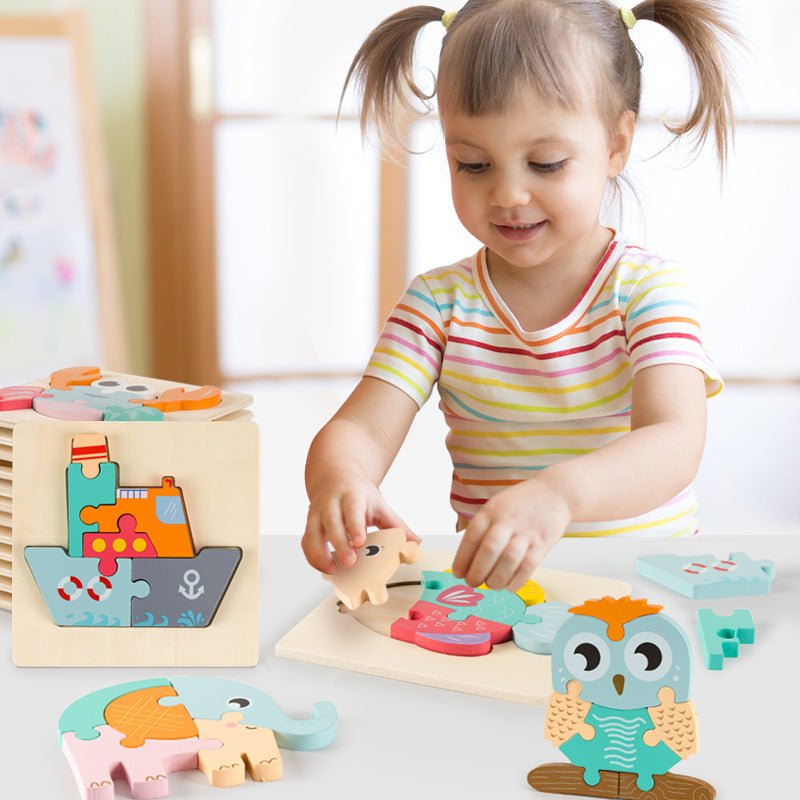 Cartoon three dimensional animal puzzle $9.55 Dana Fashion Style: A Toys & Hobbies Material : wooden Size: 15 * 15cm Transport Set includes: Q, W, O, A, S, G Animal Set includes: E, T, Y, I, H, P