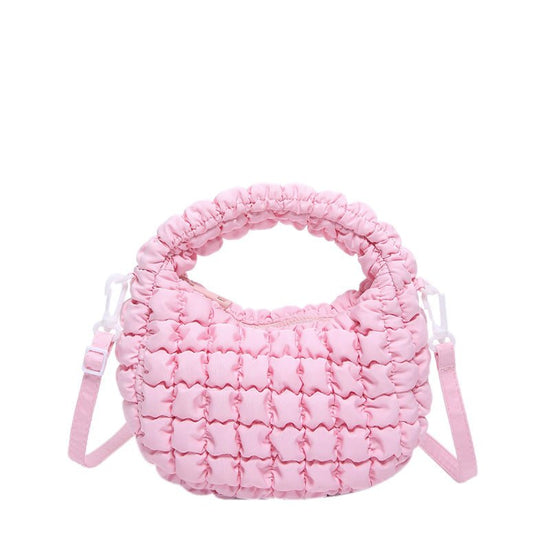 Casual Fashion Personalized Women's New Handbag $30.26 Dana Fashion Color: Pink Size: 22X15X6.5CM Women's Bags Product information: Color: Milky White, black, sky blue, khaki, pink Material: Plush Size: 22*15 * 6.5cm Style: Fashion Packing list: Women's c