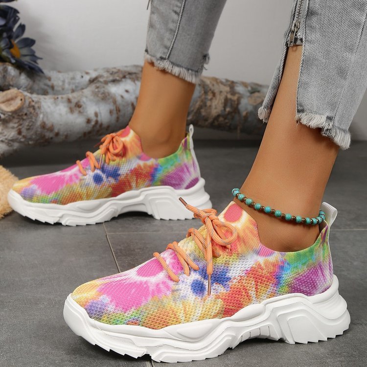 Casual Flower Sports Shoes Women Flat Bottom Plus Size $39.50 Dana Fashion Color: 19 Style Size: 35 Women's shoes Product information: Lining material: Mesh Upper height: low top Heel height: mid heel (3-5CM) Heel shape: flat heel Size: 35, 36, 37, 38, 39
