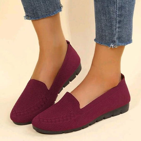 Casual Mesh Flats Shoes Fashion Solid Color Round Toe Loafers Cozy Lazy Shoes $22.50 Dana Fashion Color: Black Size: Size35 Women's shoes Product information: Fashion elements: shallow mouth Toe Shape: Round Toe Upper Material: Mesh Leather Characteristic