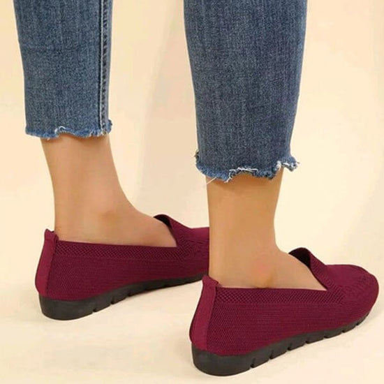 Casual Mesh Flats Shoes Fashion Solid Color Round Toe Loafers Cozy Lazy Shoes $22.50 Dana Fashion Color: Black Size: Size35 Women's shoes Product information: Fashion elements: shallow mouth Toe Shape: Round Toe Upper Material: Mesh Leather Characteristic