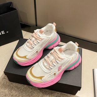 Casual Sneaker Women's All-match Mesh Surface Platform $37.50 Dana Fashion Color: Pink size: 35 Women's shoes Product information: Pattern: solid color Lining material: Mesh Color: black, pink Upper height: Mid-top Heel height: flat heel Heel shape: flat