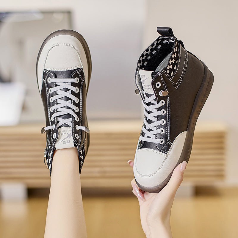 Casual Soft Bottom Wild Flat Shoes $46.59 Dana Fashion Color: Beige Size: 35 Women's shoes Product information: Pattern: solid color Lining material: imitation leather Color: beige, white and black, beige with plush, black with fleece lining m Upper heigh