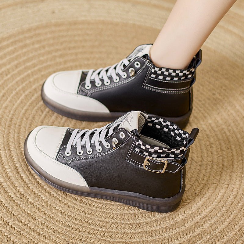 Casual Soft Bottom Wild Flat Shoes $46.59 Dana Fashion Color: Beige Size: 35 Women's shoes Product information: Pattern: solid color Lining material: imitation leather Color: beige, white and black, beige with plush, black with fleece lining m Upper heigh