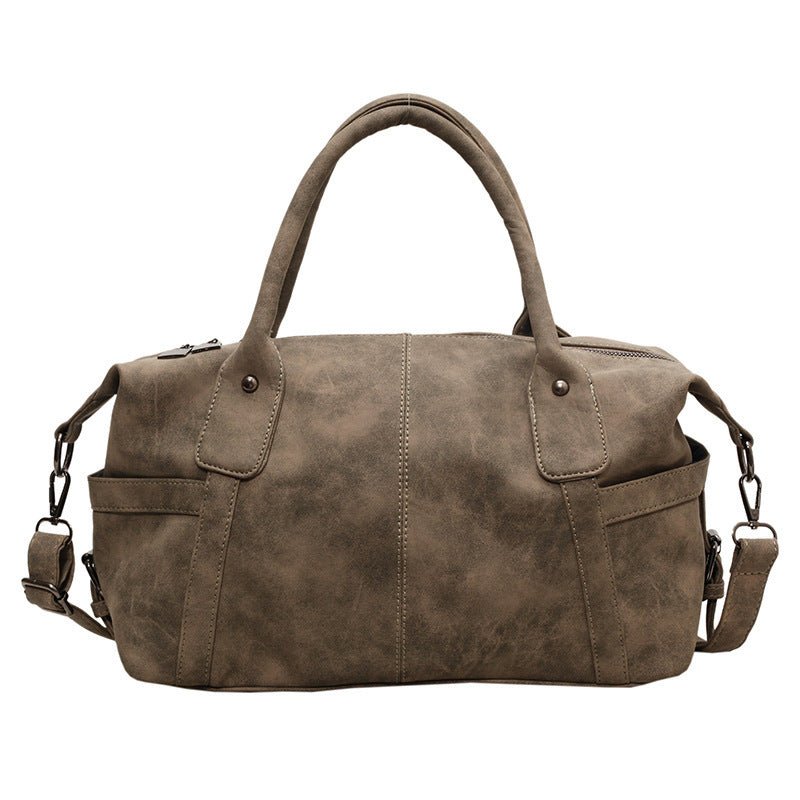Casual Versatile Large Capacity Shoulder Messenger Bag $49.00 Dana Fashion Color: Black Women's Bags Product information: Applicable Gender: Female Pattern: solid color Applicable scenario: leisure travel Color: khaki, Black Material: Pu Style: street tre