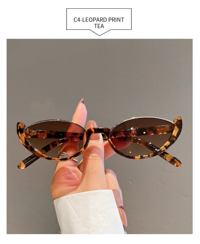 Cat Eye Sunglasses Women European And American Fashion Trending $15.52 Dana Fashion Color: Beige Frame Dried Women's Accessories Product information: Applicable scenarios: sun protection, fashion wear, stage performance, party gathering Color: Black Frame