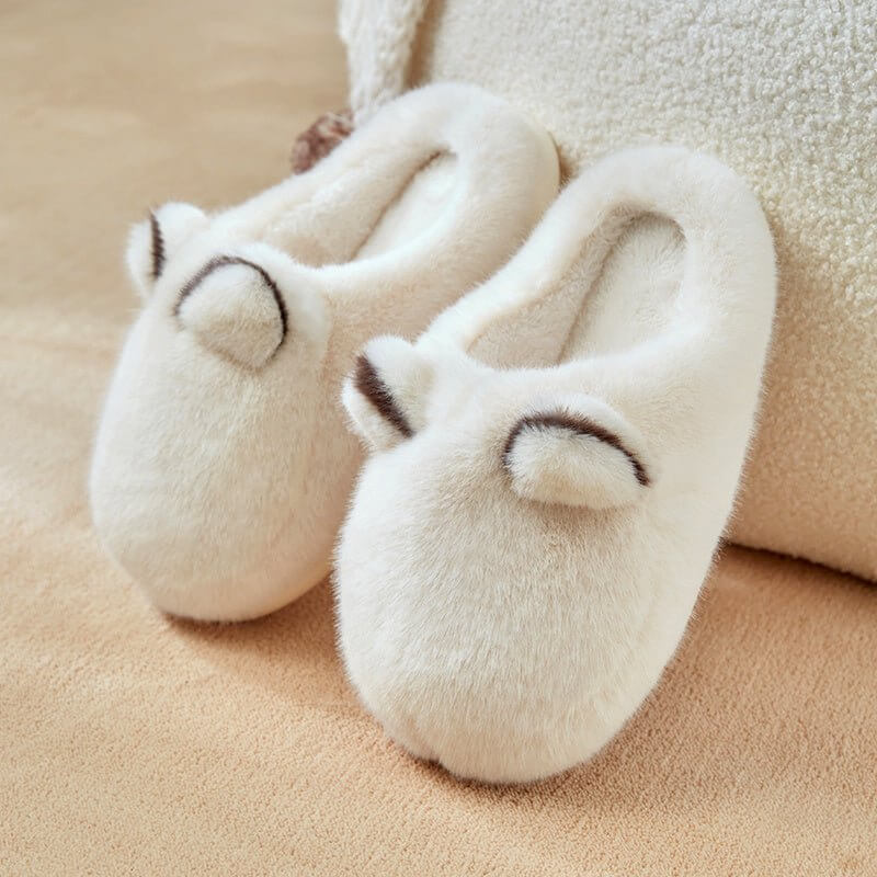 Cat Like Cotton Slippers For Women Autumn And Winter Home And Household Use $95.90 Dana Fashion Color: Beige slipper style Shoe size: 40or41 Women's shoes Overview: Unique design, stylish and beautiful. Good material, comfortable feet. A variety of colors